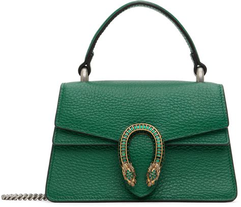 gucci emerald green handbag|gucci green dionysus bag.